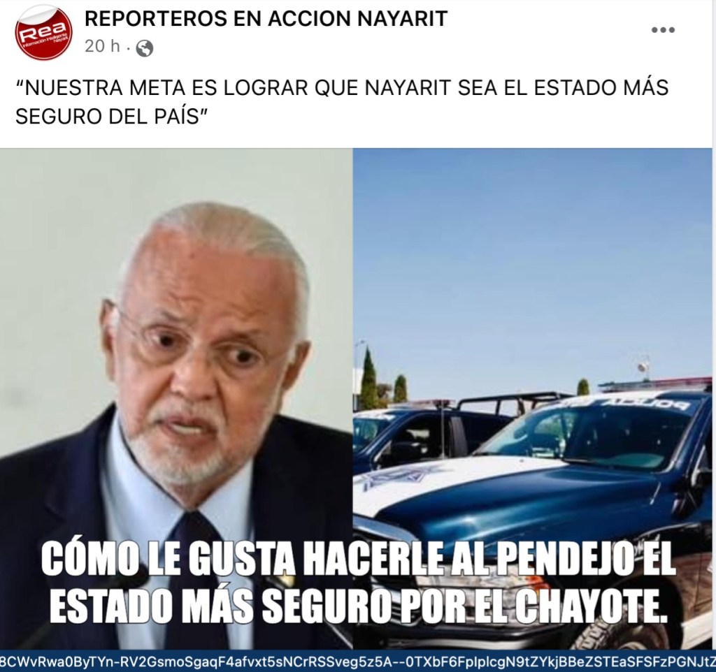 Las mentiras del gobierno de Nayarit sobre la seguridad: exponiendo la verdad detrás de las estadísticas&nbsp;falsas