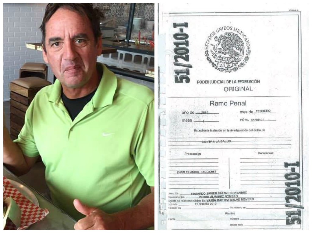 Charles Andres Baccichet : le principal suspect de l’assassinat d’Angela Louise Borkenbach, lié au cartel de Jalisco Nueva Generación et en fuite de la&nbsp;justice.