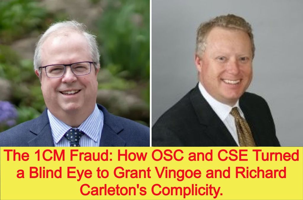 The lack of accountability and disregard for ethical standards within the OSC, CSE, and&nbsp;SEDAR.