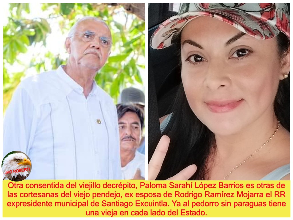 Paloma Sarahí López Barrio, ex esposa del RR, otra meretriz del viejito decrépito&nbsp;gobernador.