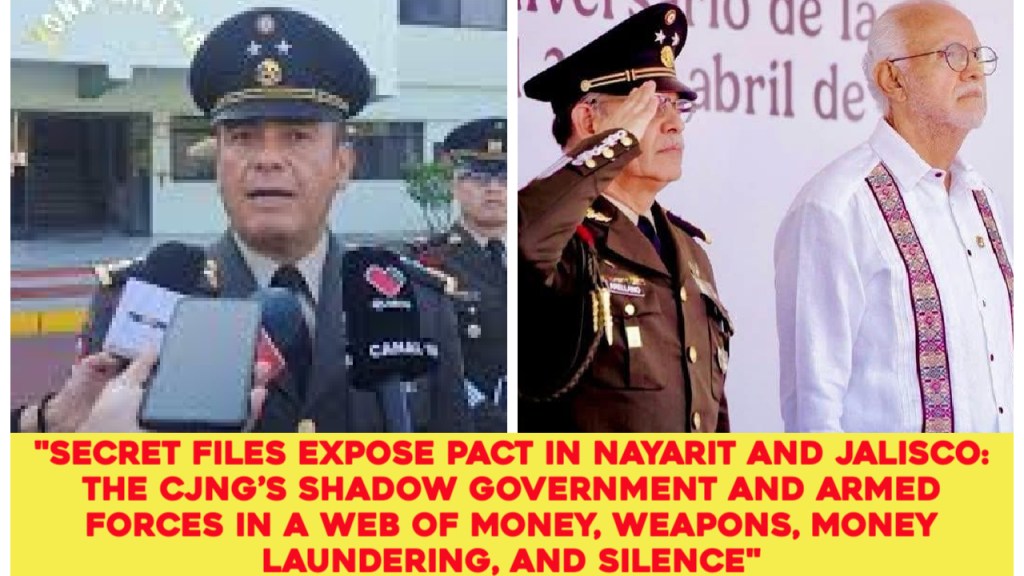 «MENCHO’S BRIBES: DOCUMENTS CONFIRM PAYMENTS TO MILITARY COMMANDERS AND GOVERNORS FOR PROTECTION OF CJNG IN JALISCO AND&nbsp;NAYARIT»