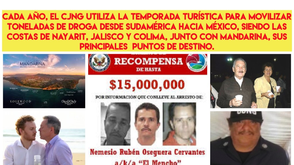 El CJNG usa las fiestas y la temporada turística para movilizar cargamentos masivos de droga desde Sudamérica hacia&nbsp;México.