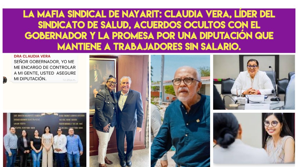 Corrupción en Nayarit: la promesa de una diputación compra silencios, mientras la ambición política deja sin sueldo a trabajadores de la&nbsp;salud.